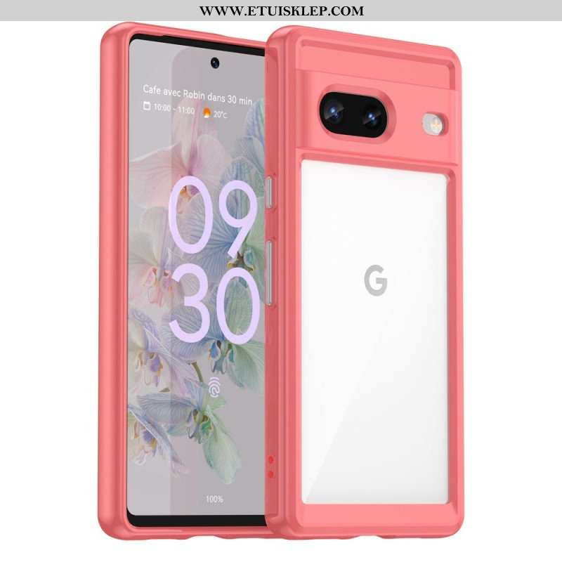 Etui do Google Pixel 7 Przezroczysta Hybryda